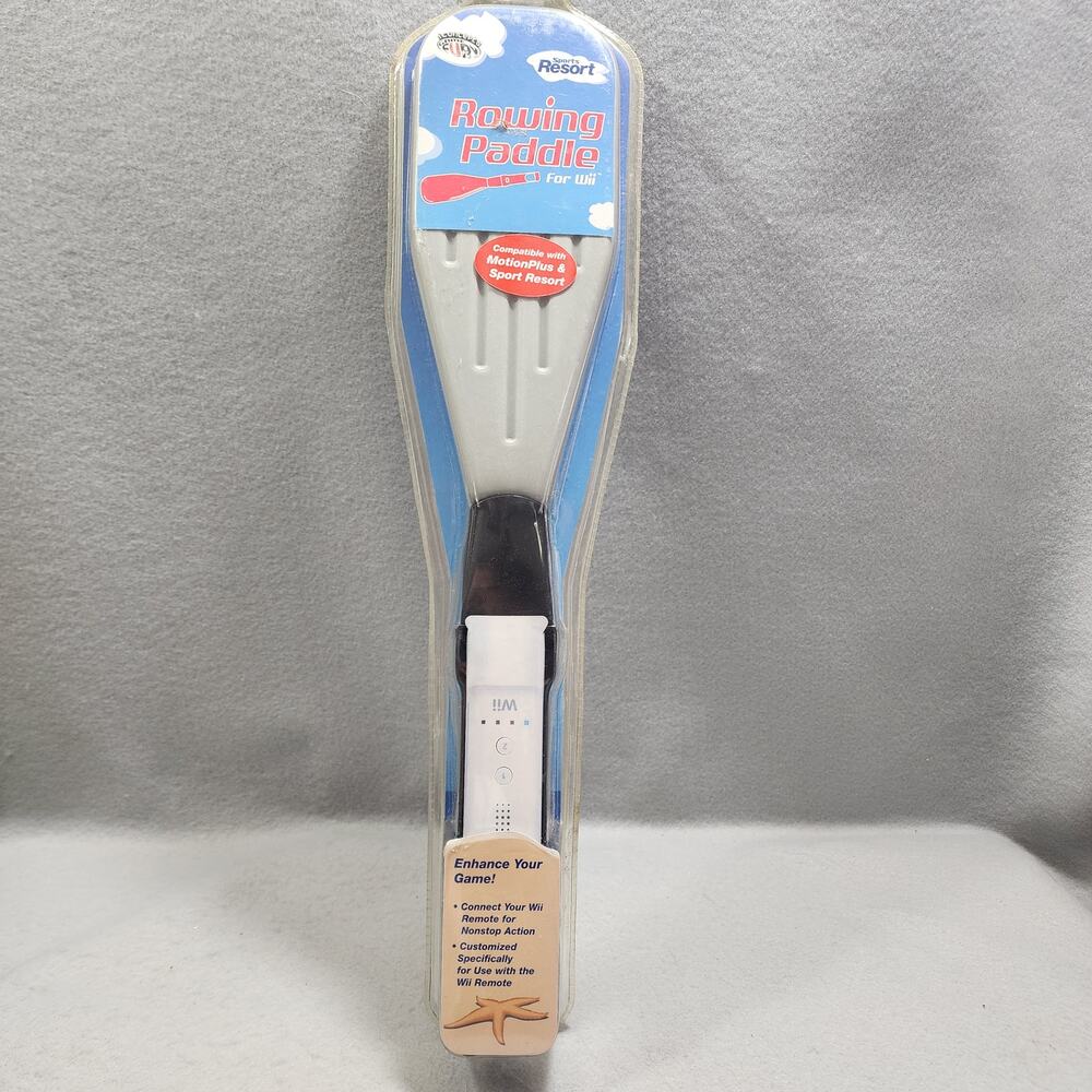 WII  Rowing Paddle Compatible with MotionPlus And Sports Resort Sakar 2009 NIP